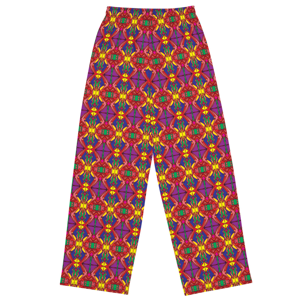 Minga All-over print unisex wide-leg pants