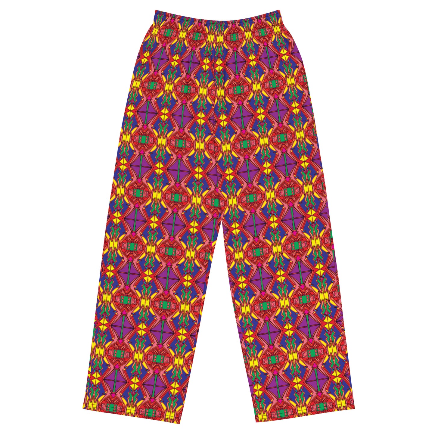 Minga All-over print unisex wide-leg pants