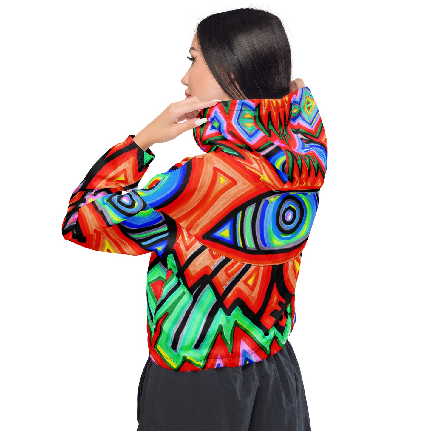 Women’s cropped windbreaker