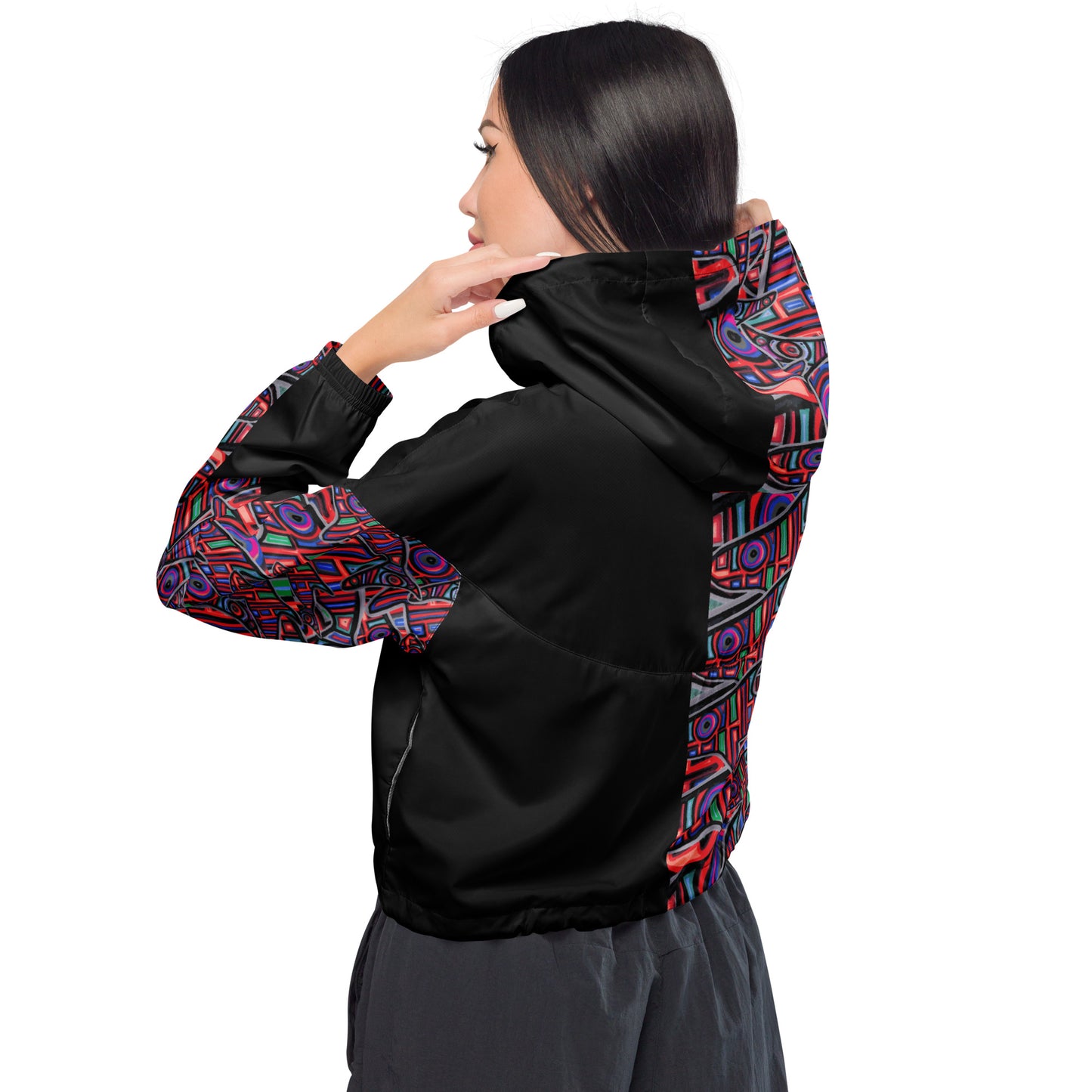 Women’s cropped windbreaker