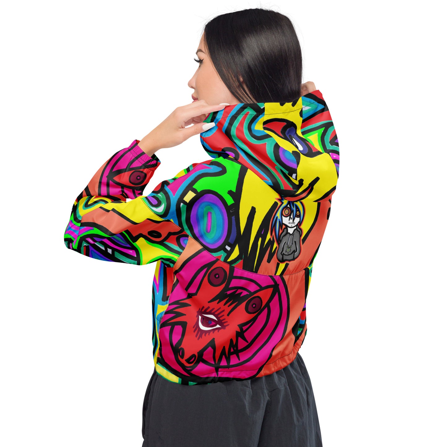 Women’s cropped windbreaker