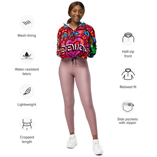 Women’s cropped windbreaker