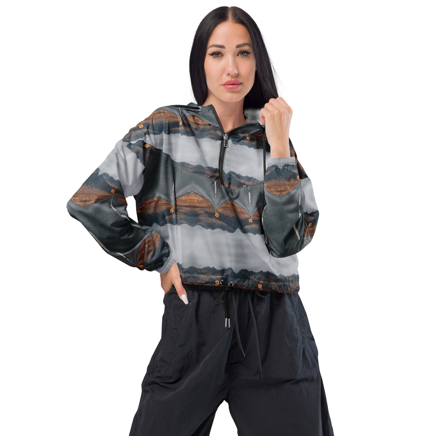 Women’s cropped windbreaker