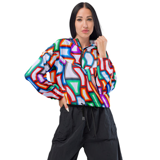 Women’s cropped windbreaker