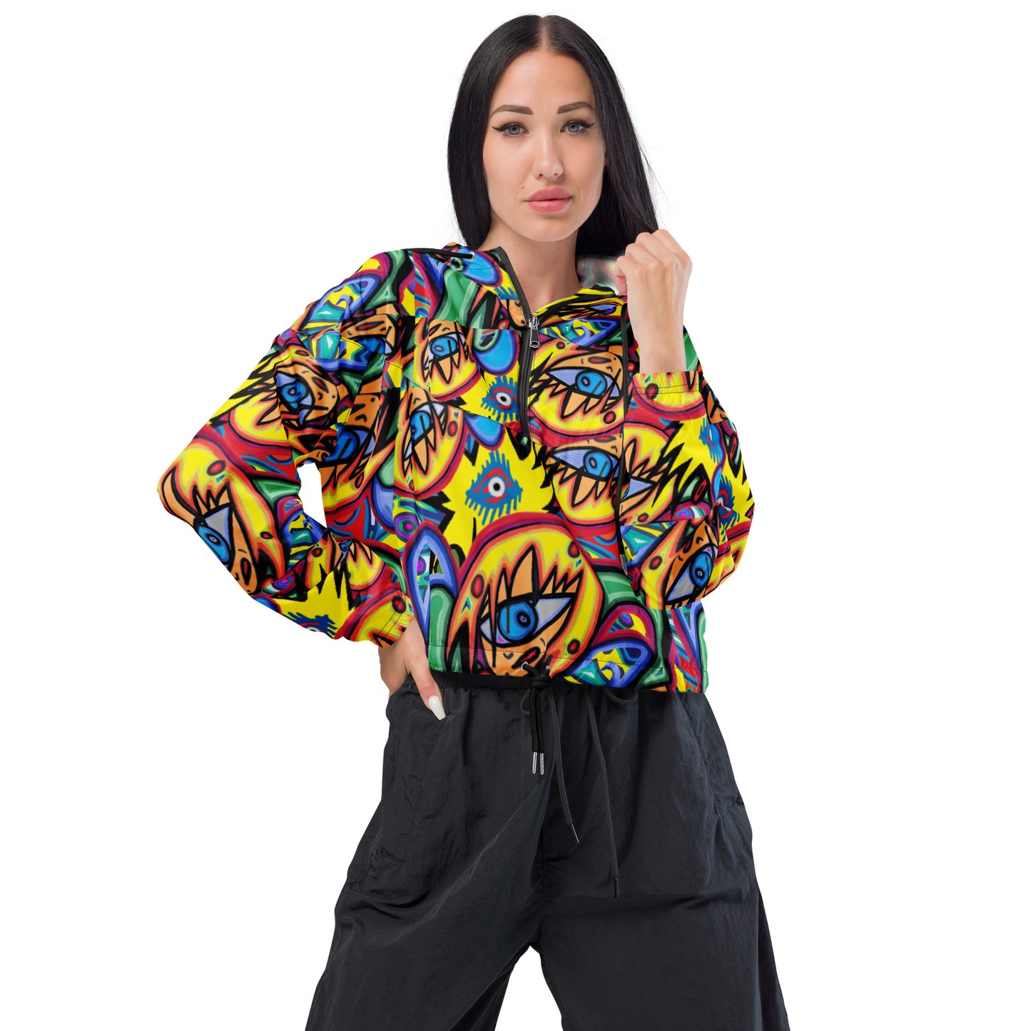 Women’s cropped windbreaker