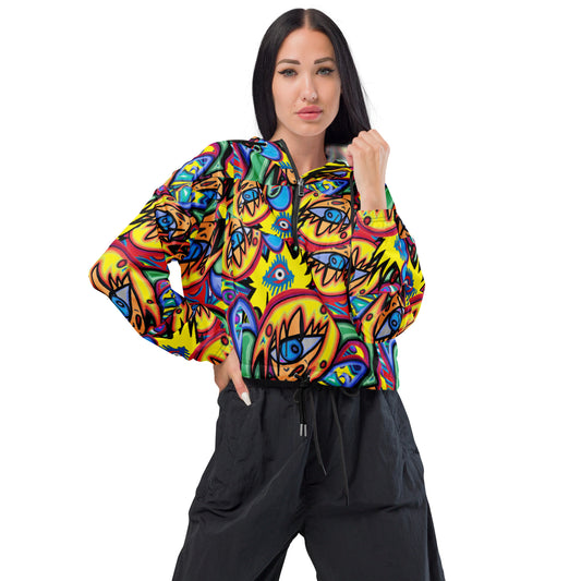 Women’s cropped windbreaker