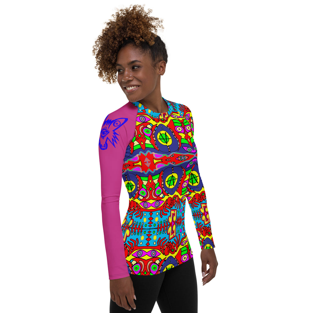 Multi mix Women's Rash Guard