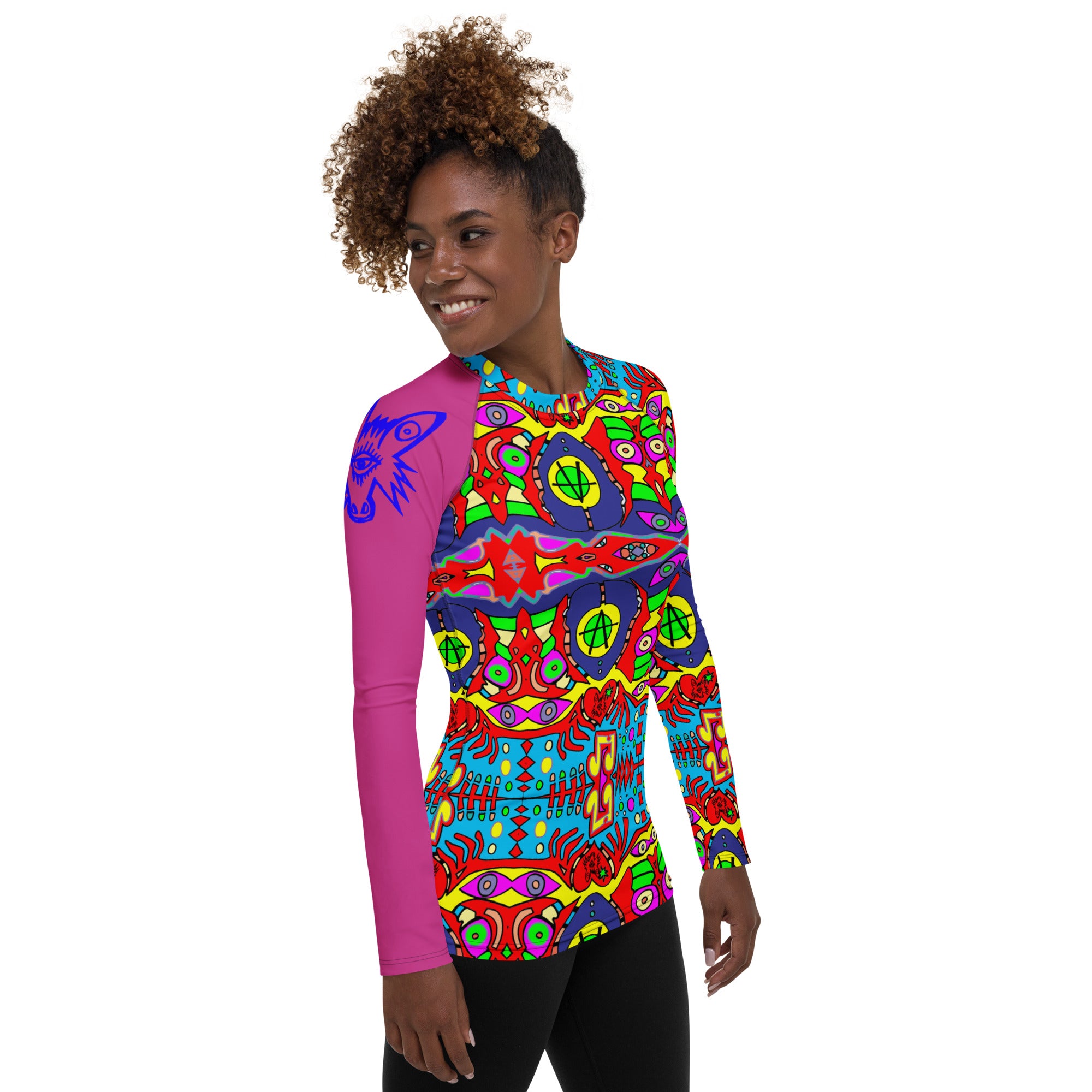 Multi mix Women's Rash Guard