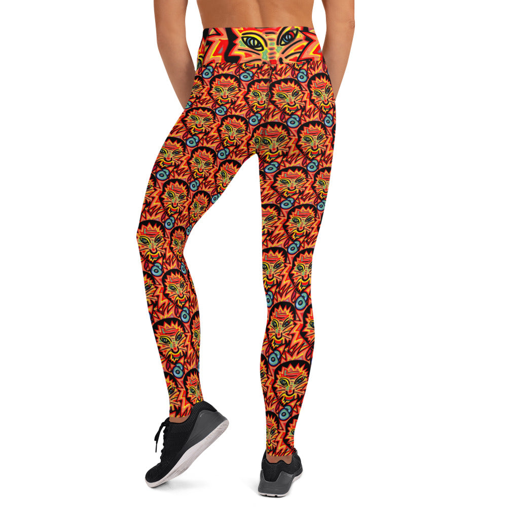 Tiger in a wolf suit Yoga Leggings