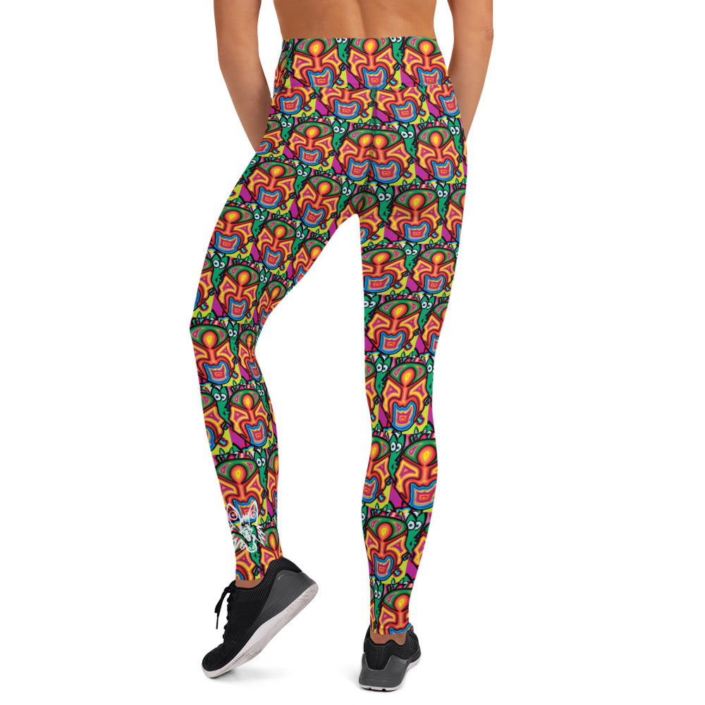 Inca design Yoga Leggings