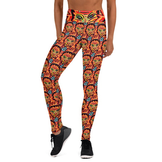 Tiger in a wolf suit Yoga Leggings