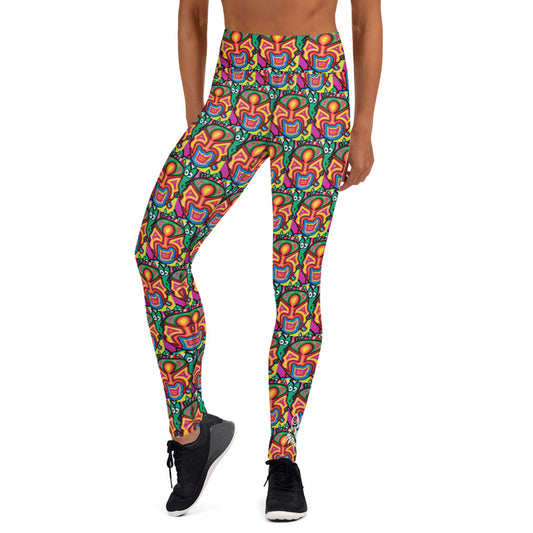 Inca design Yoga Leggings
