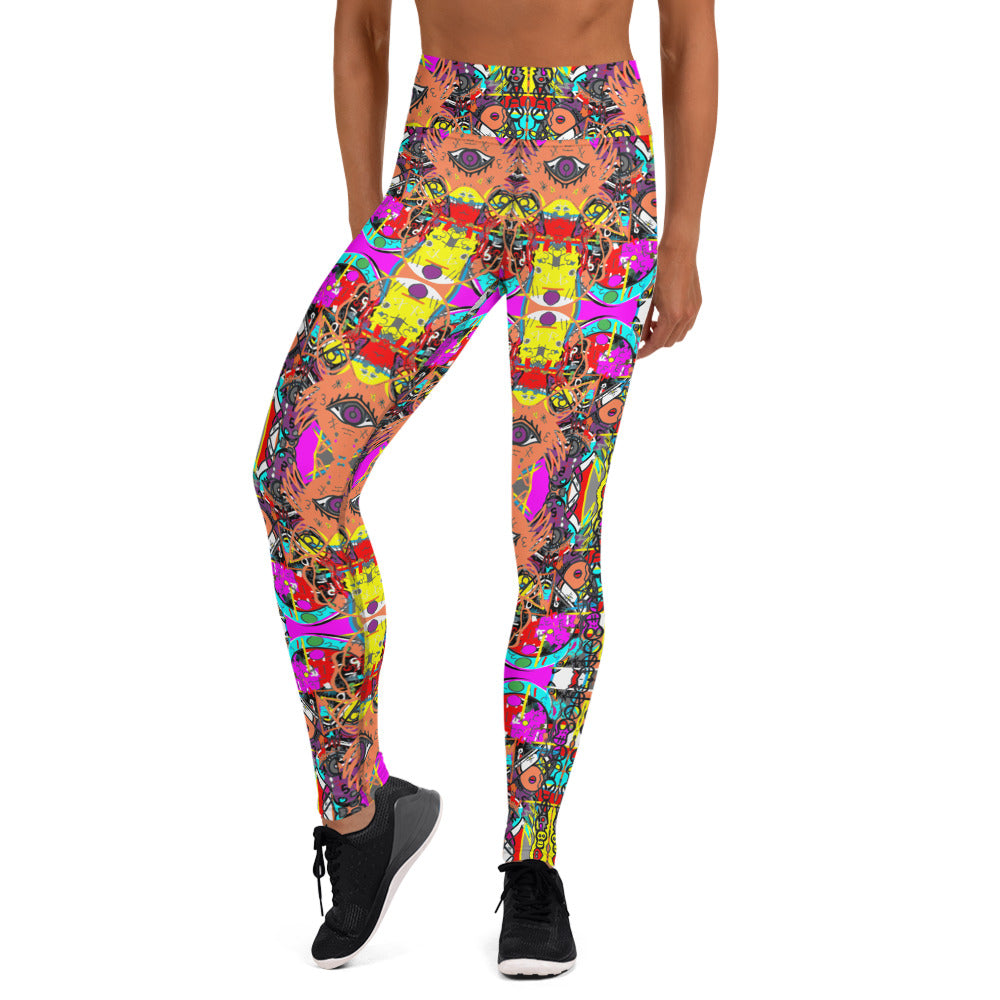 80,s Yoga Leggings