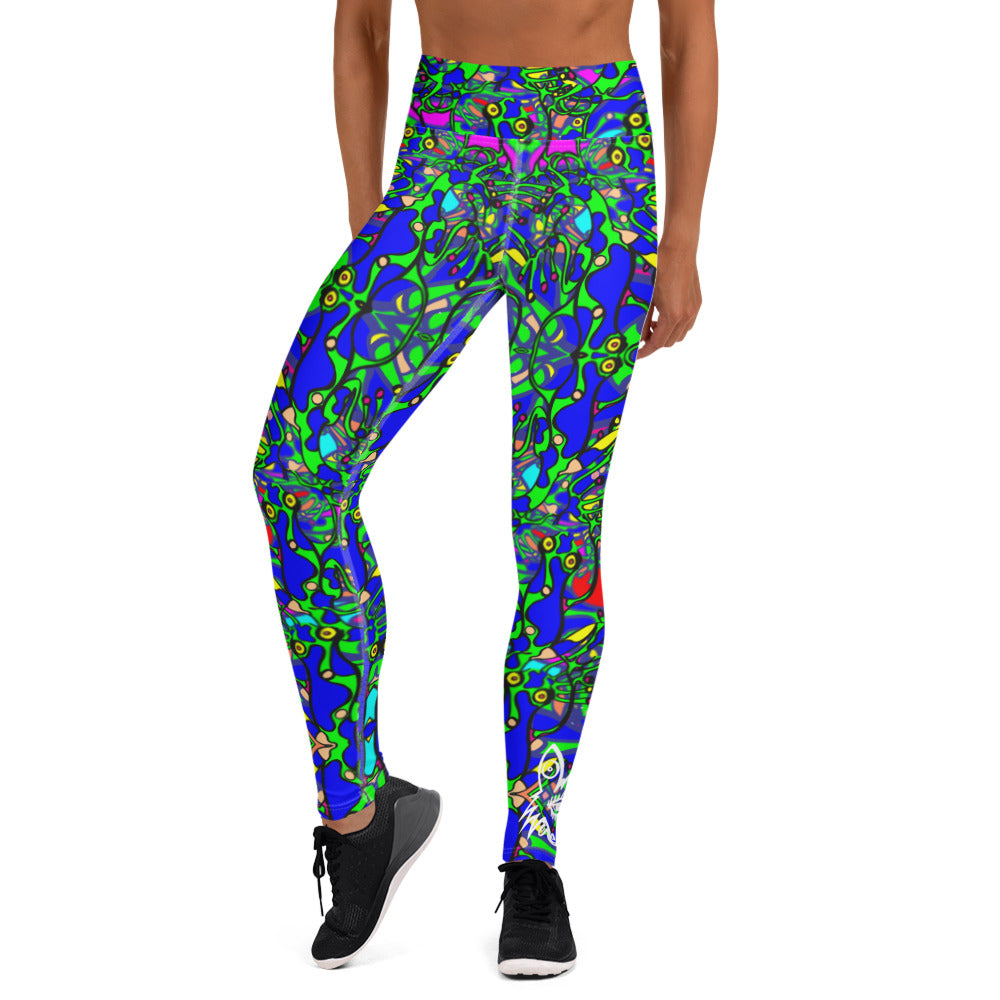Frogger Yoga Leggings