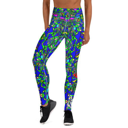 Frogger Yoga Leggings