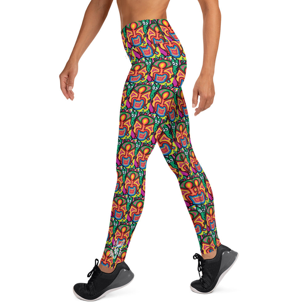 Inca design Yoga Leggings