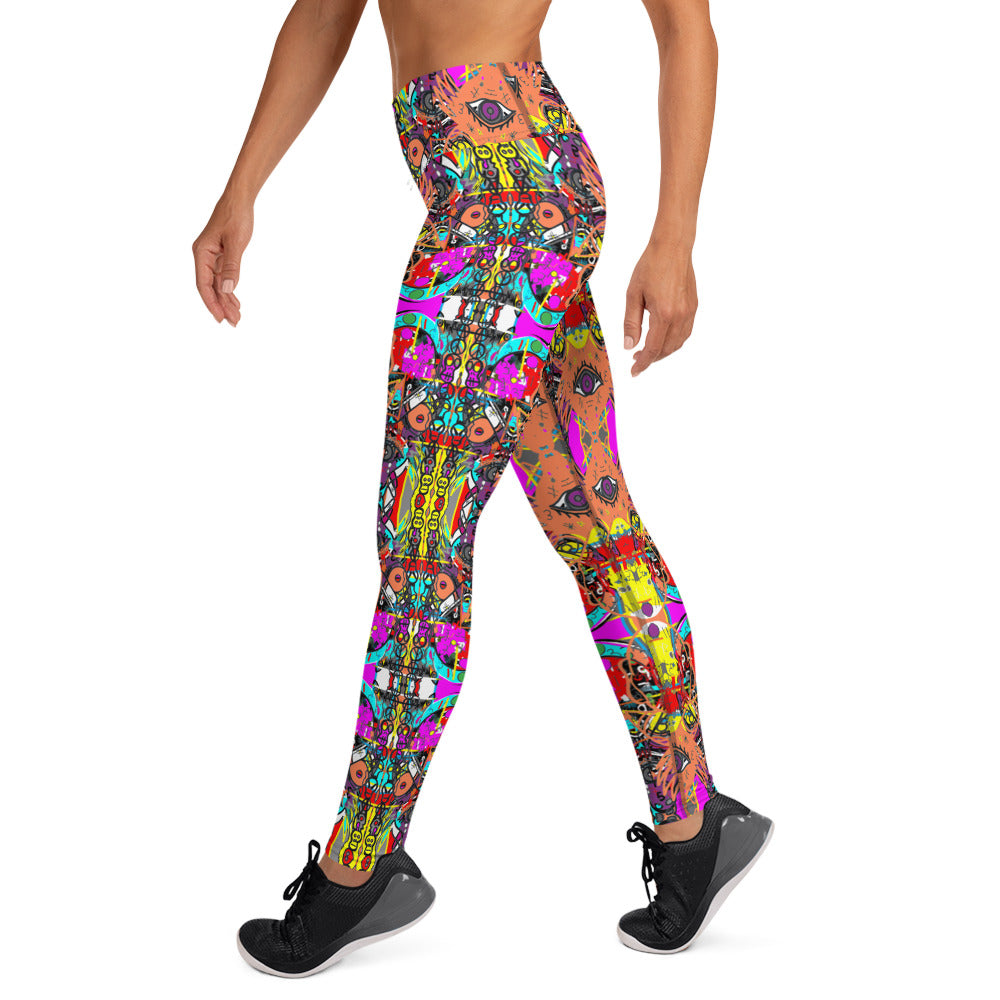 80,s Yoga Leggings