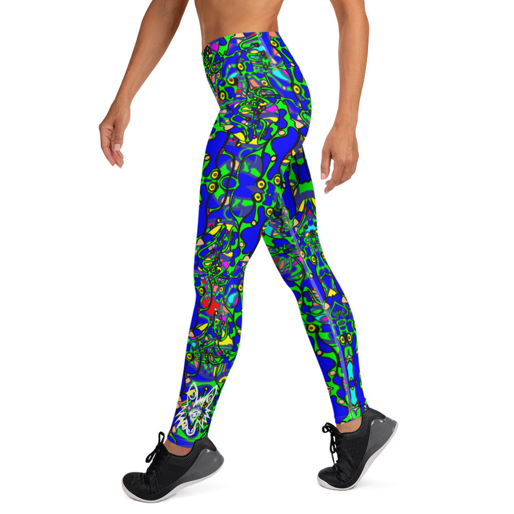 Frogger Yoga Leggings