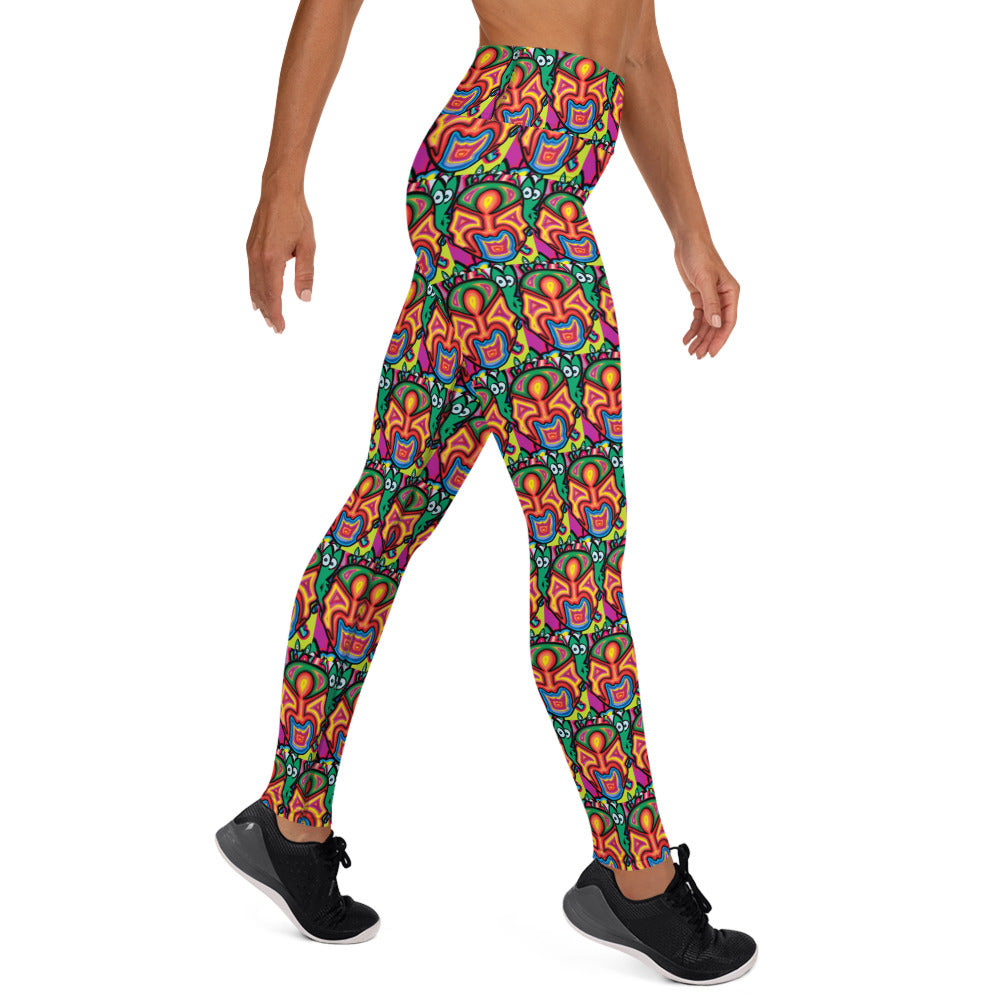 Inca design Yoga Leggings