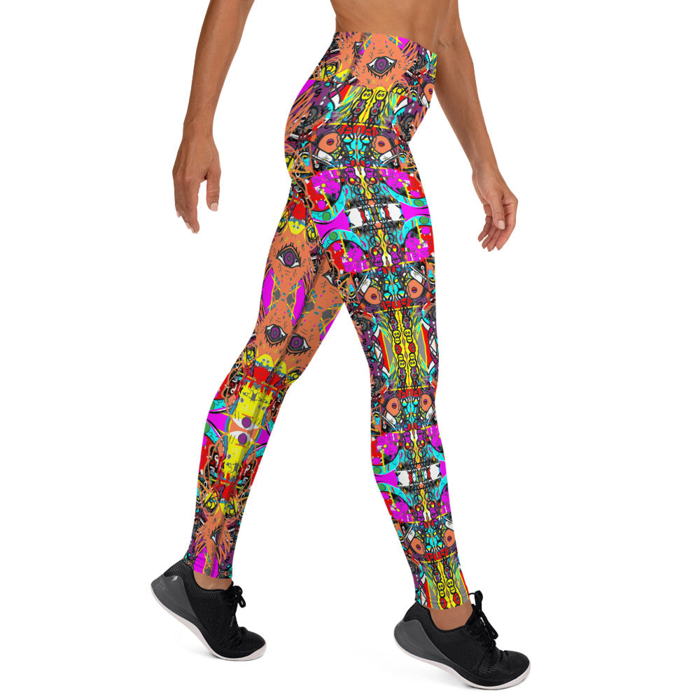 80,s Yoga Leggings