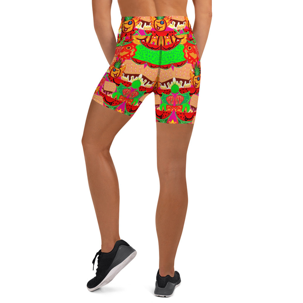 Fruit salad Yoga Shorts