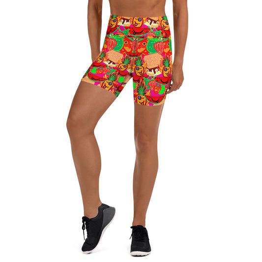 Fruit salad Yoga Shorts
