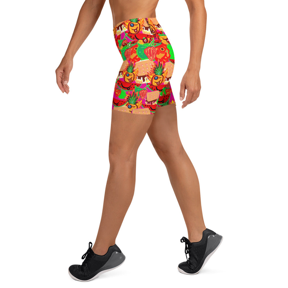 Fruit salad Yoga Shorts