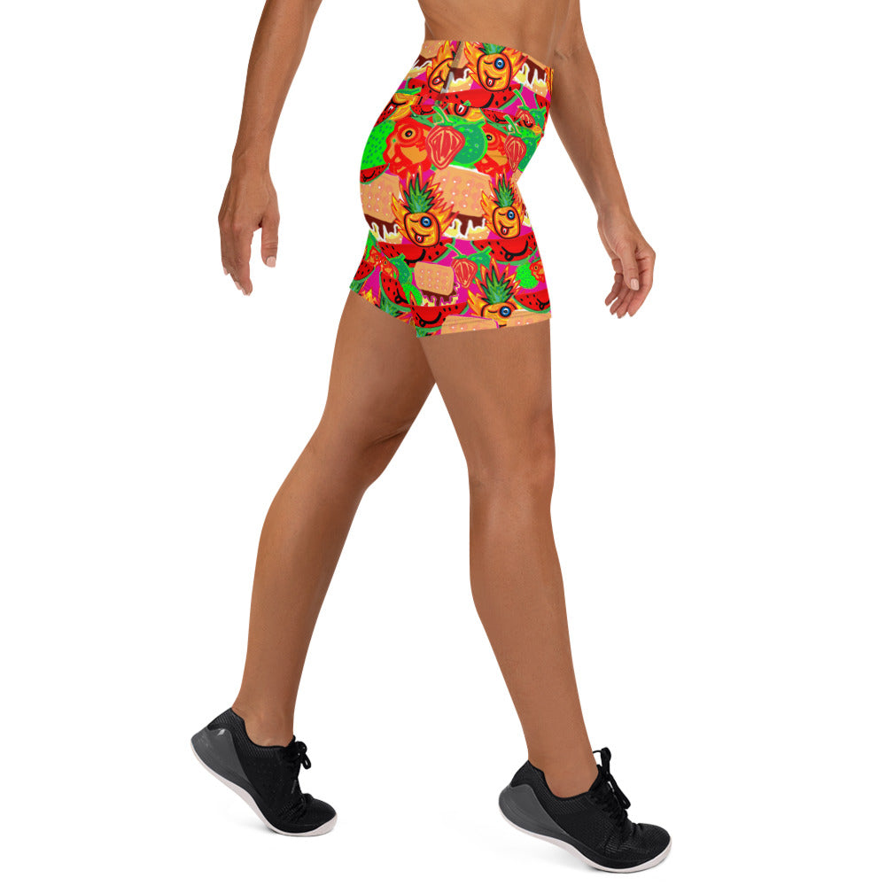 Fruit salad Yoga Shorts