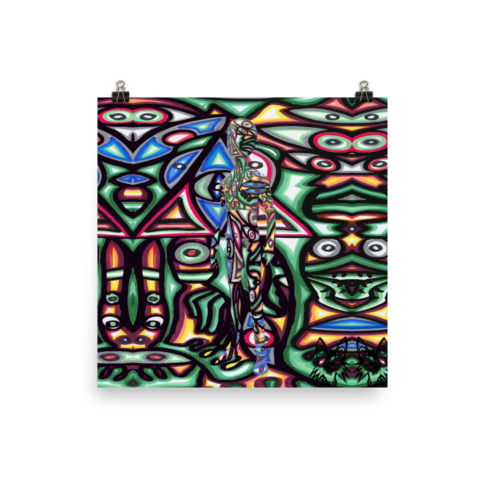 1eyewold blended mind Posters