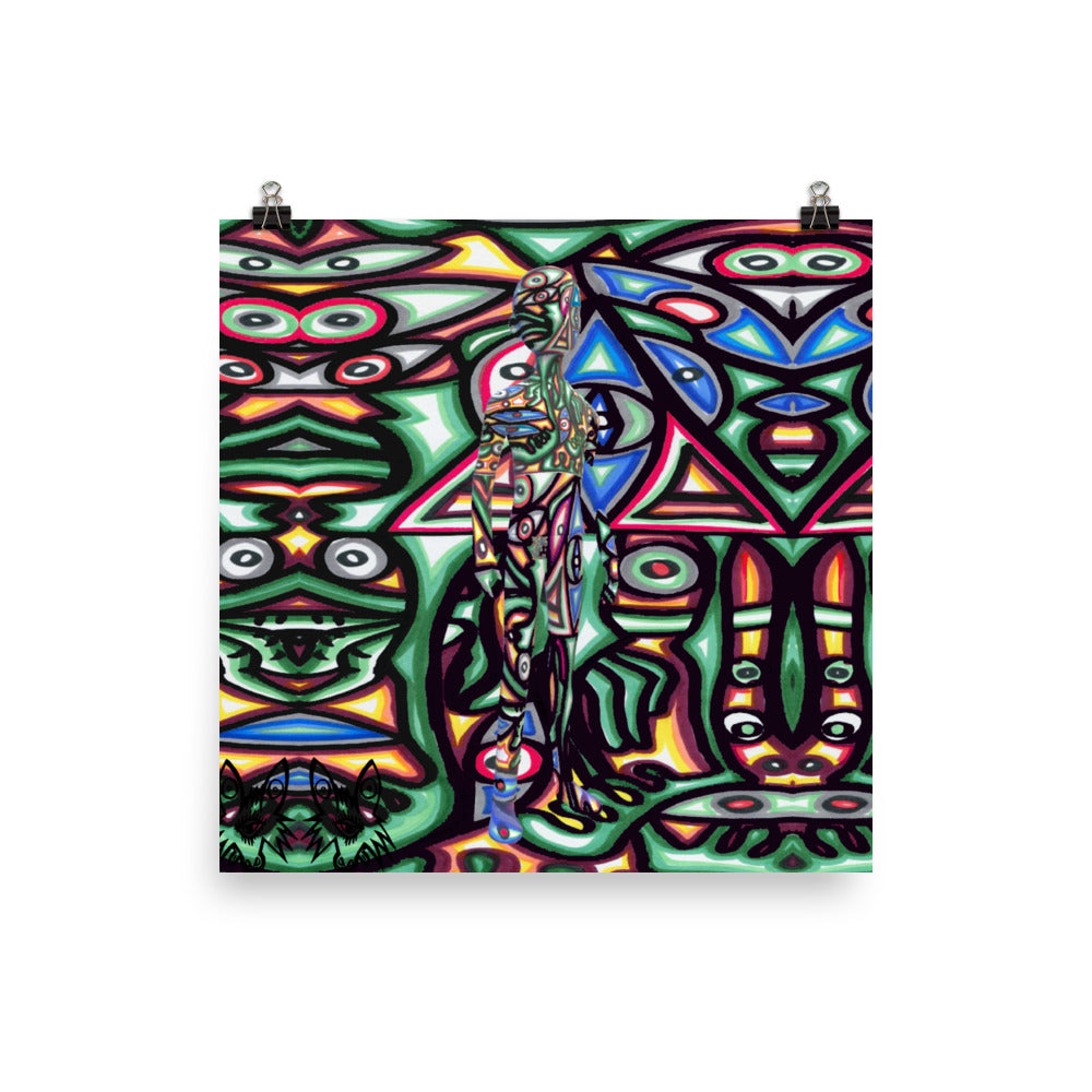 1eyewold blended mind Posters