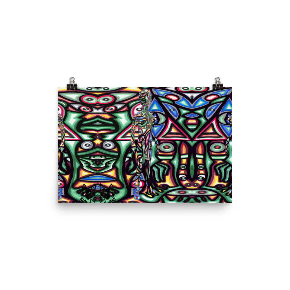 1eyewold blended mind Posters