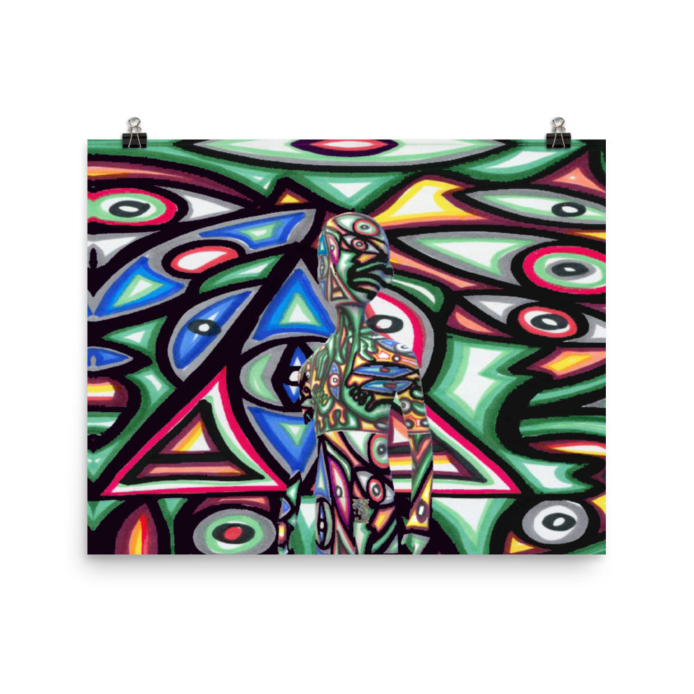 1eyewold blended mind Posters