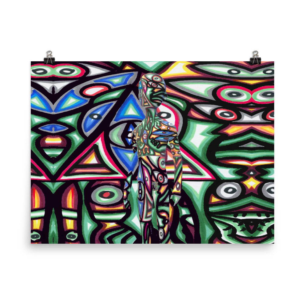 1eyewold blended mind Posters