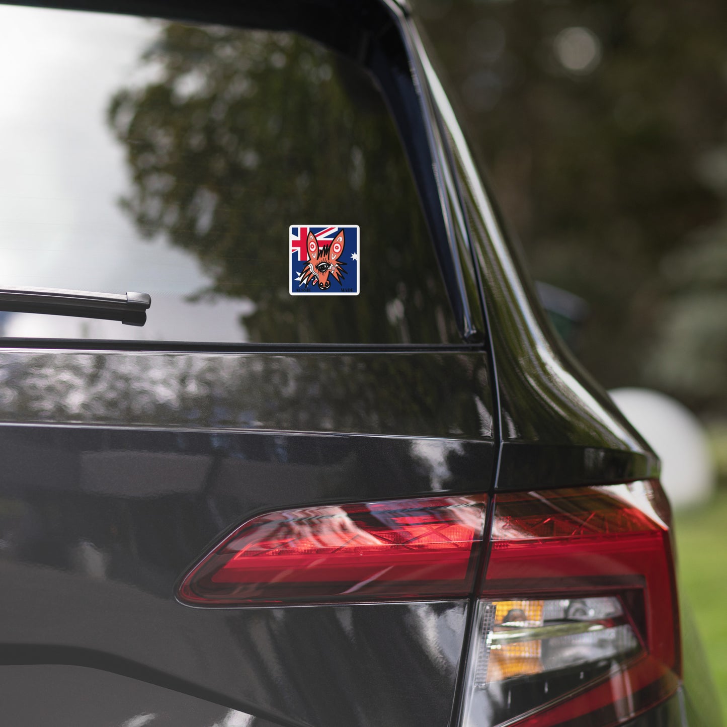 Aussie made wolf stickers