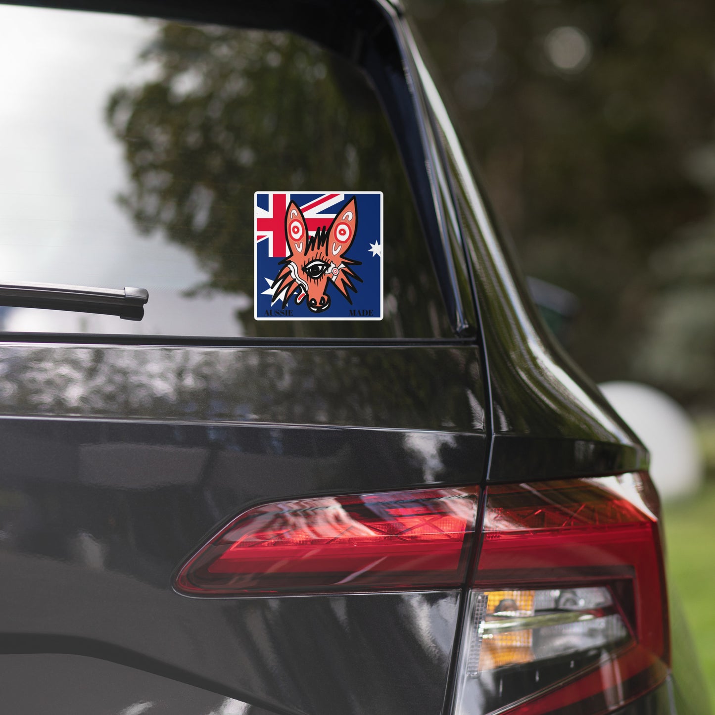 Aussie made wolf stickers