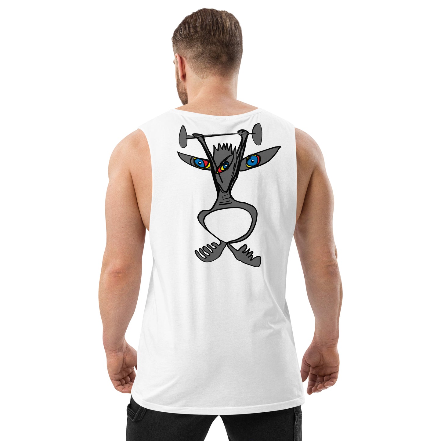 Men’s drop arm tank top