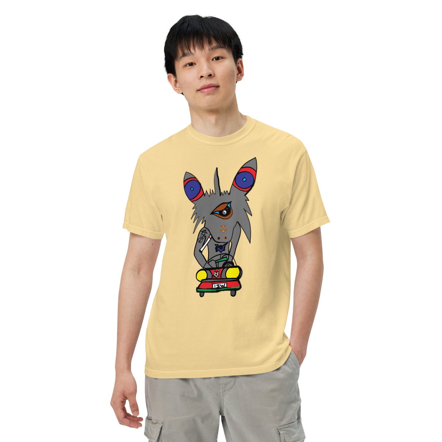 Men’s garment-dyed heavyweight t-shirt