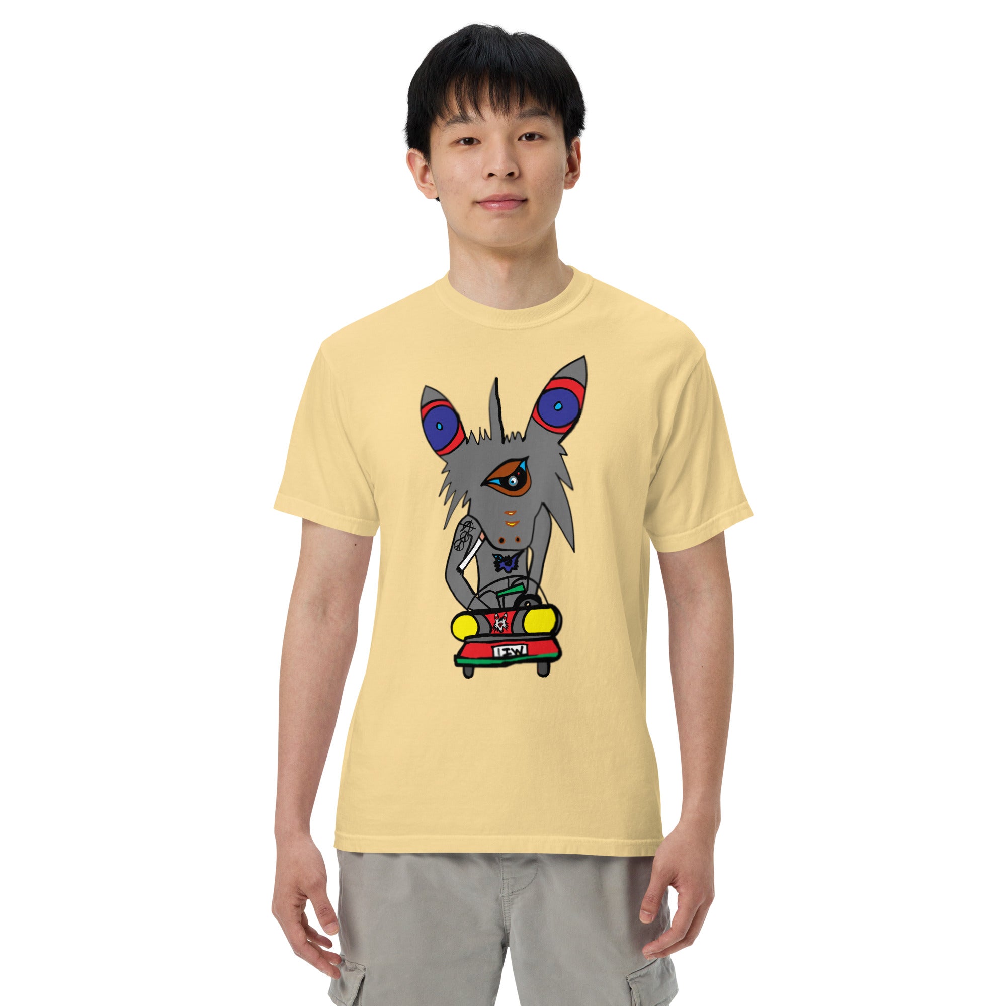 Men’s garment-dyed heavyweight t-shirt