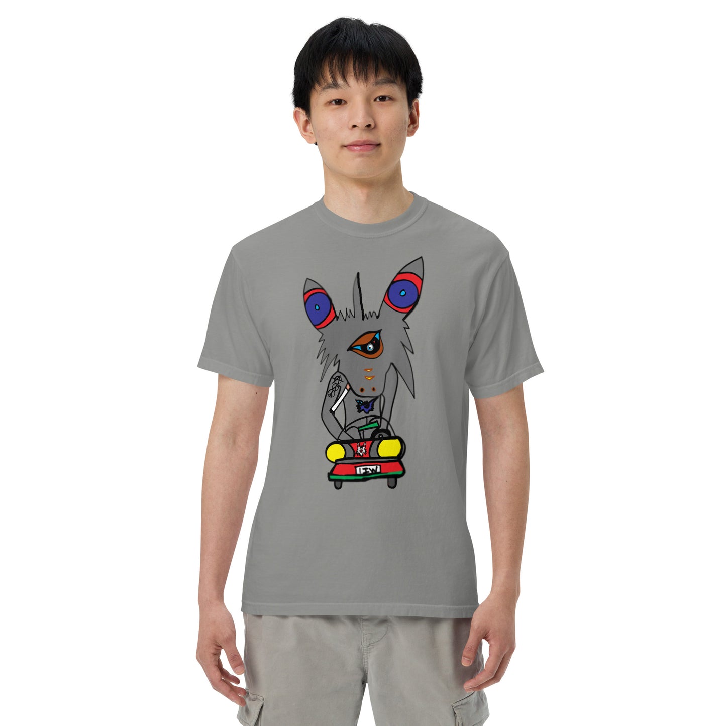 Men’s garment-dyed heavyweight t-shirt