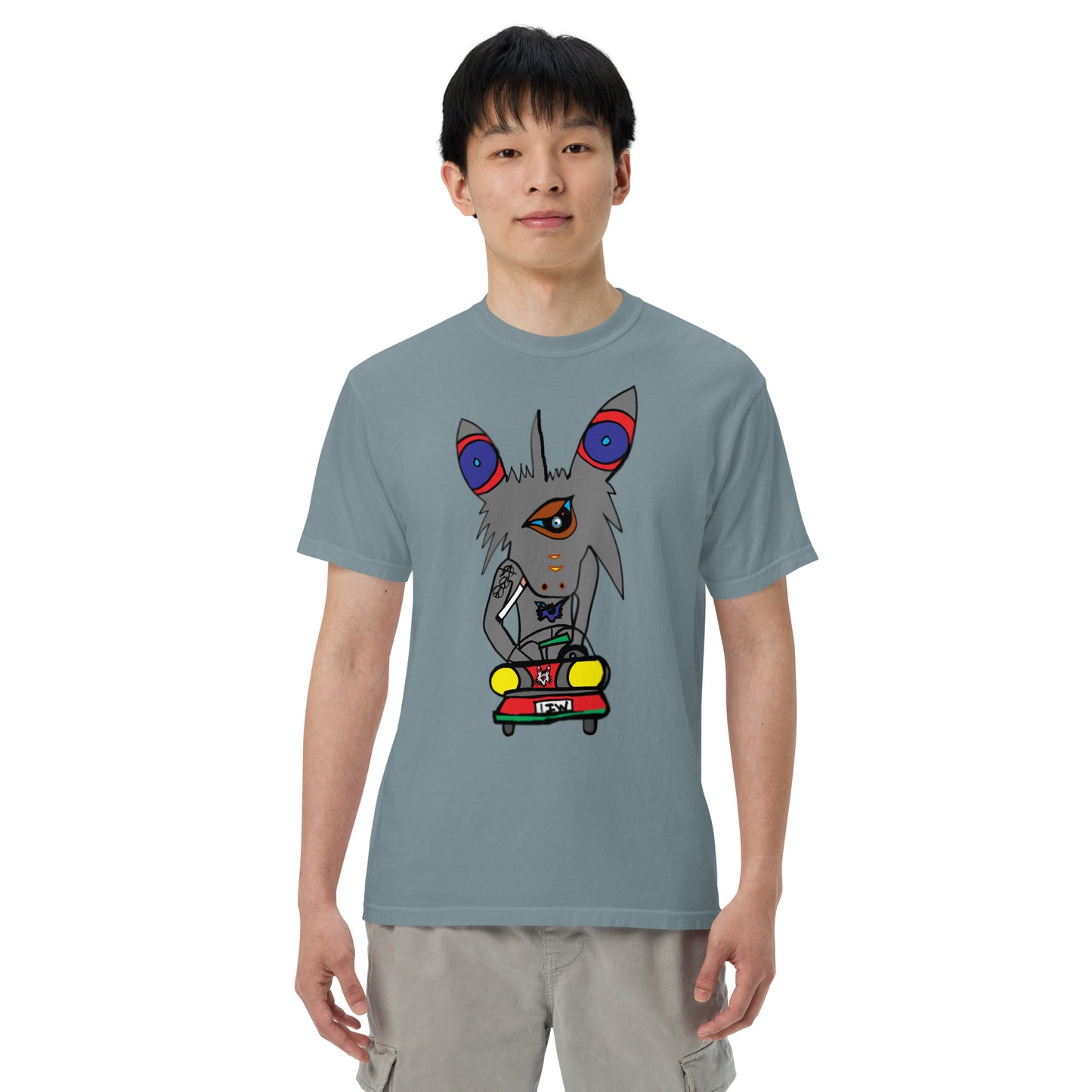 Men’s garment-dyed heavyweight t-shirt