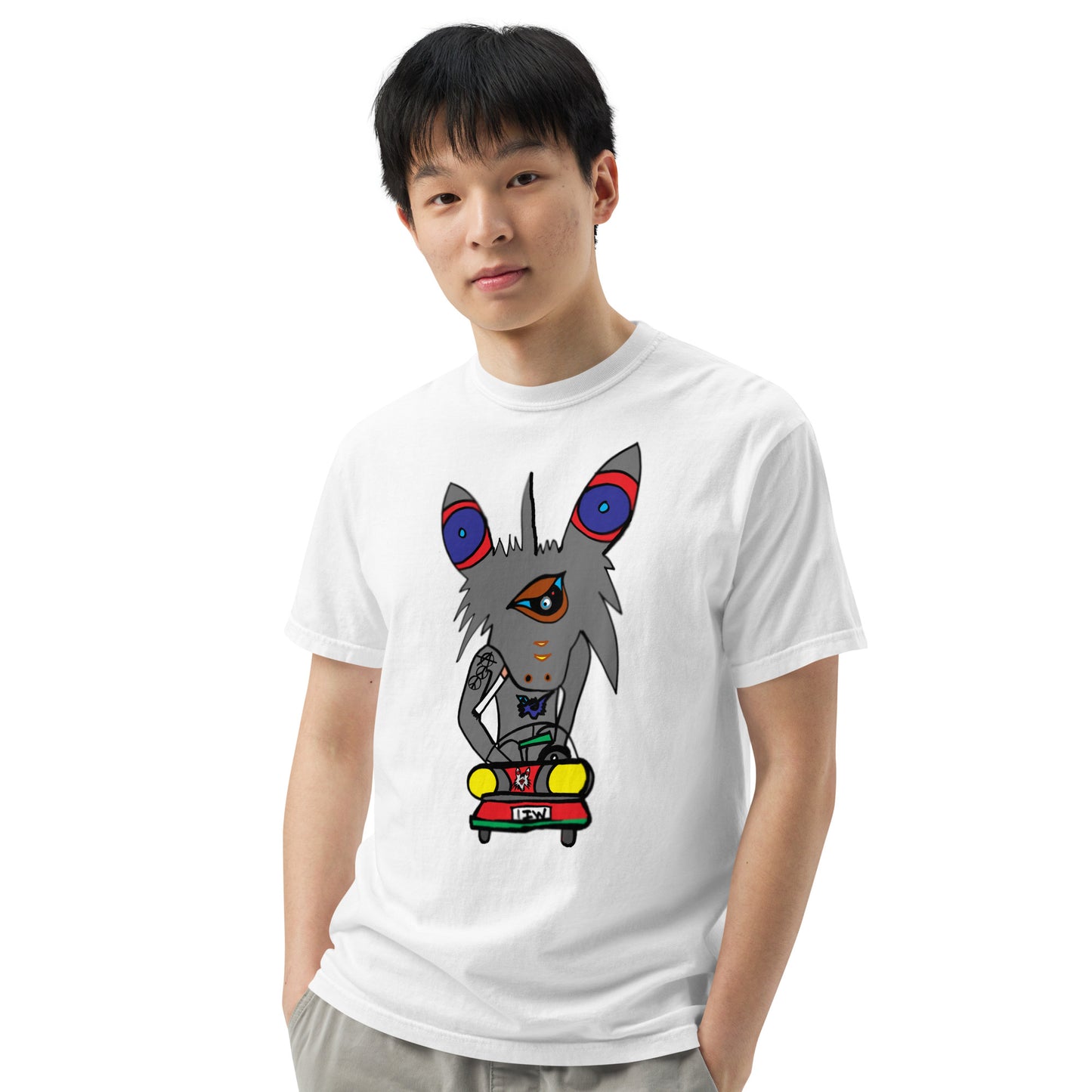 Men’s garment-dyed heavyweight t-shirt
