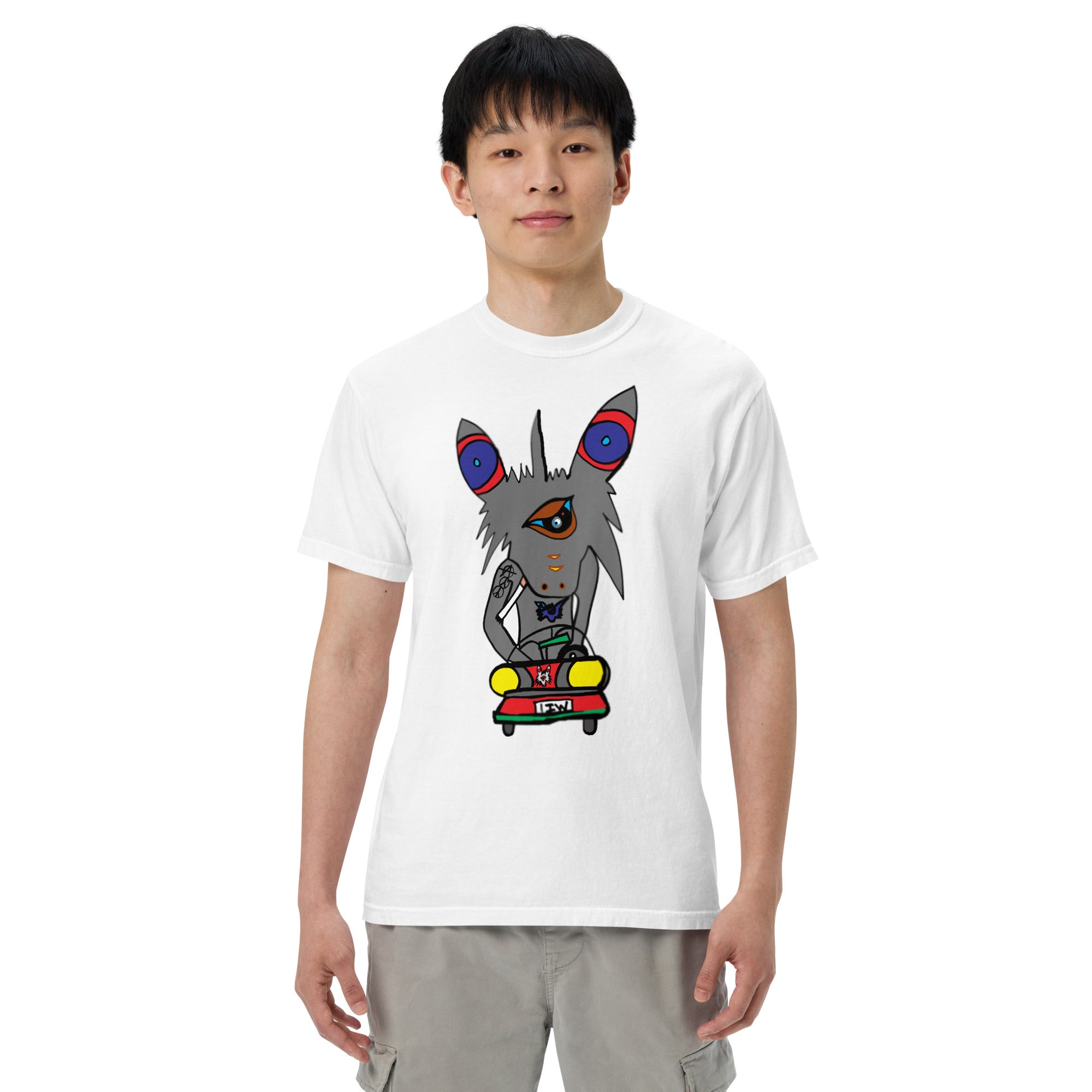 Men’s garment-dyed heavyweight t-shirt