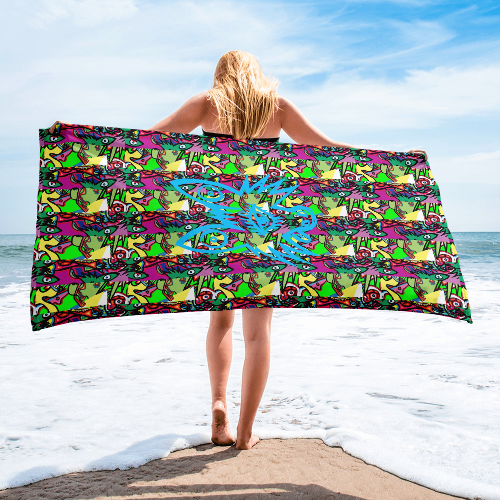 Muddy beach Towel