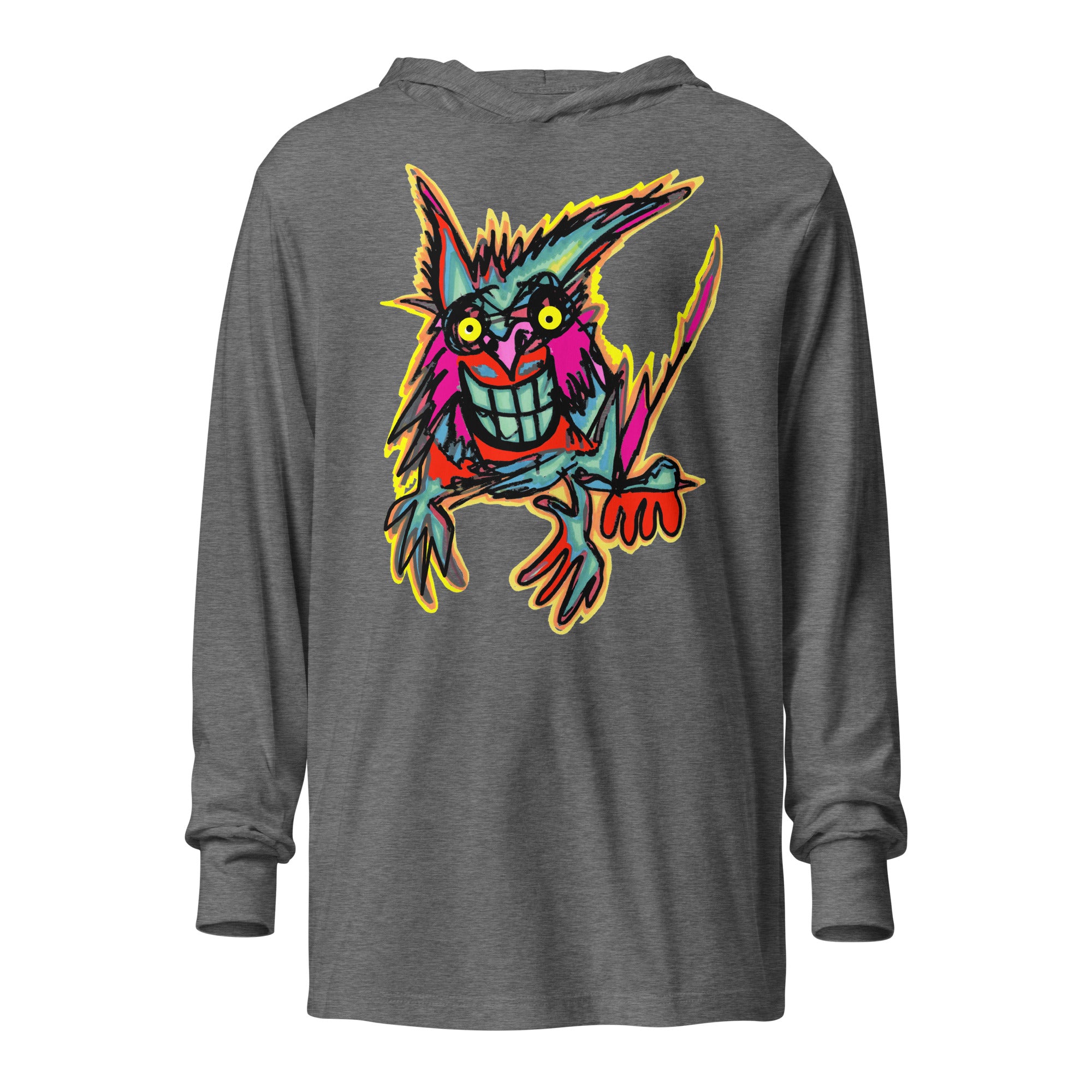 Hooded long-sleeve tee