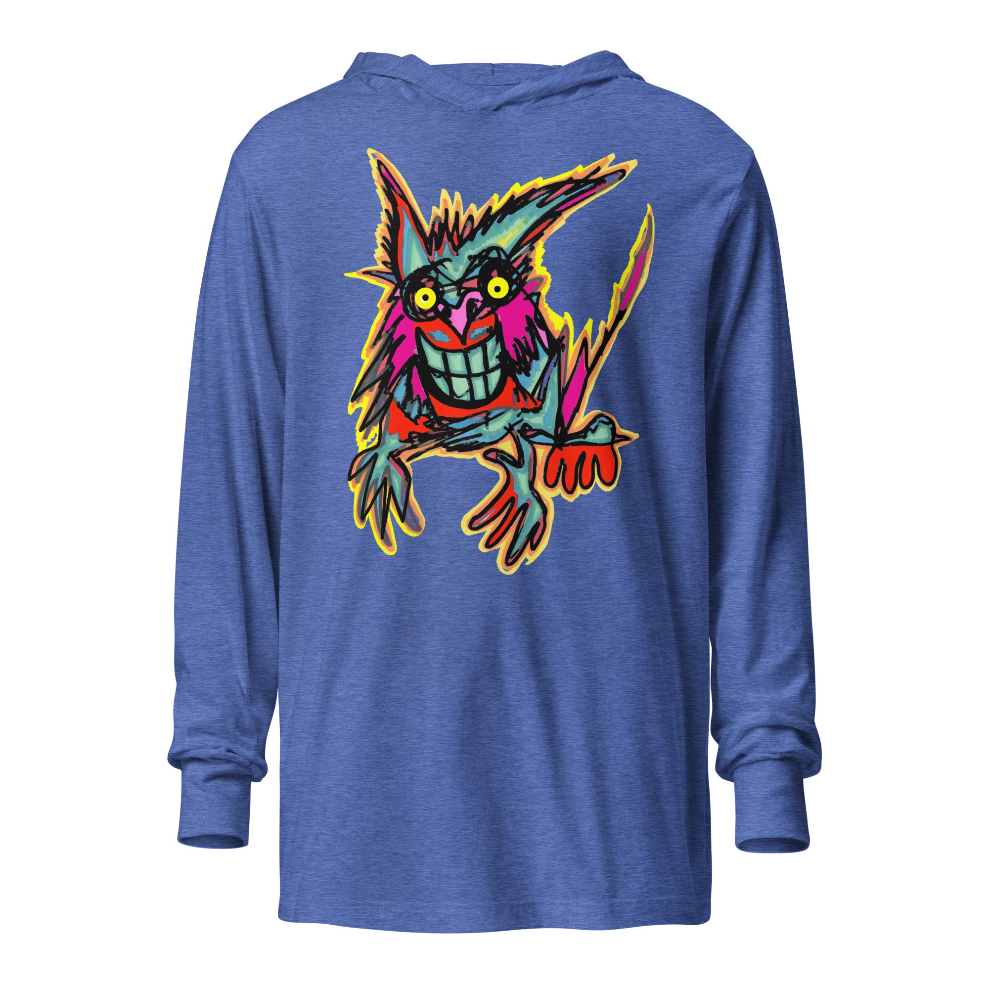 Hooded long-sleeve tee