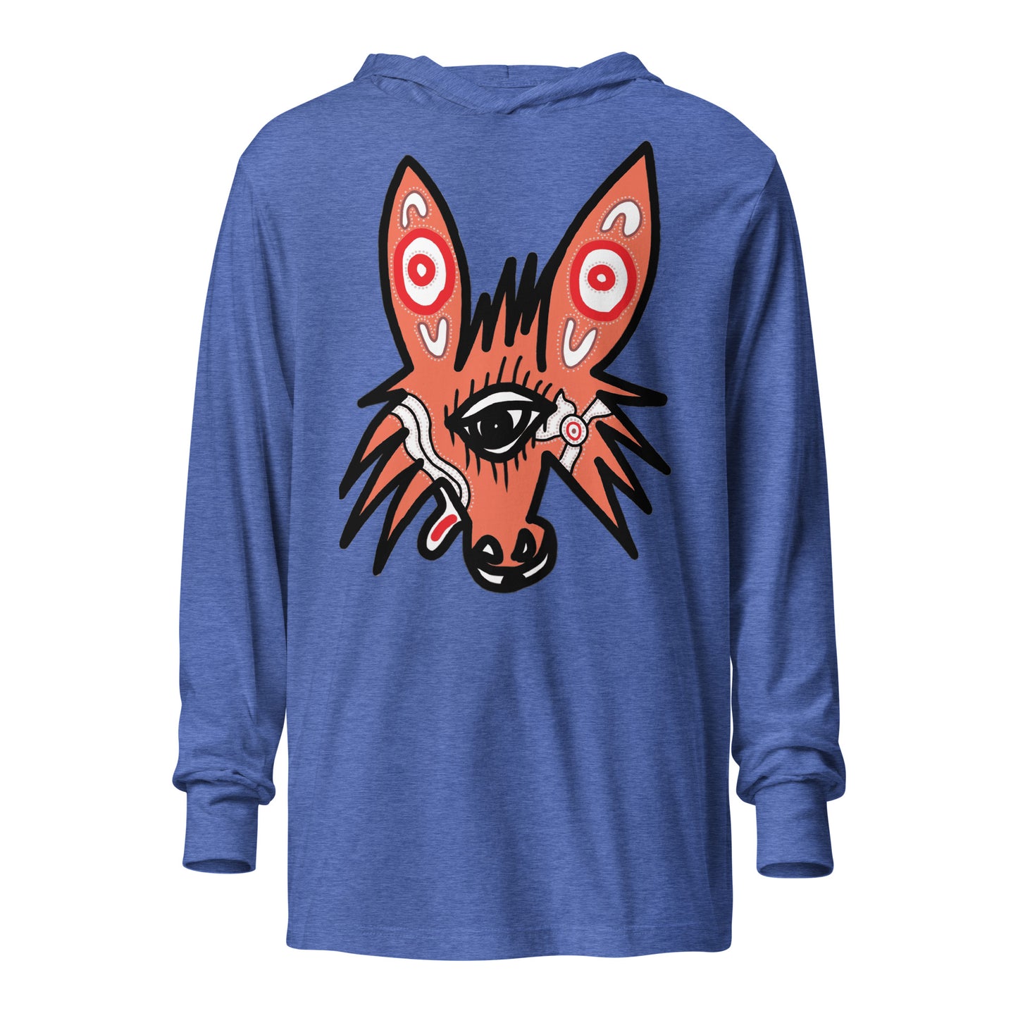 Hooded long-sleeve tee