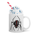 White glossy mug