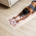 Yoga mat Aboriginal wolf design