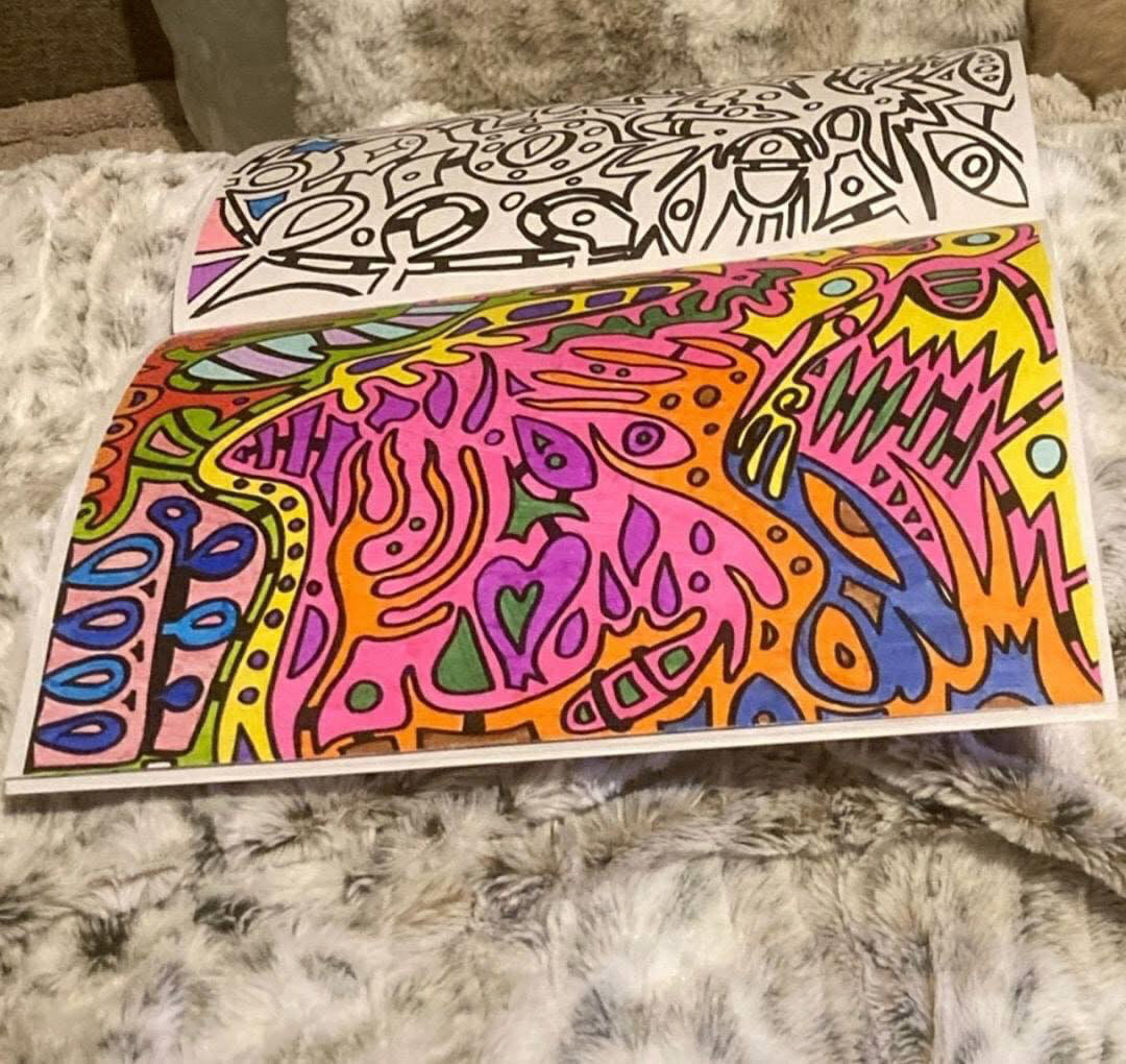 Colour My Mind | Unique Mindfulness Colouring in book