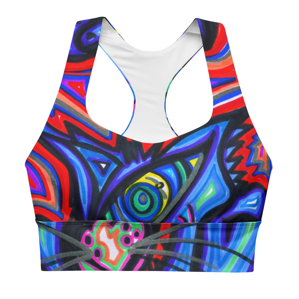 Longline sports bra